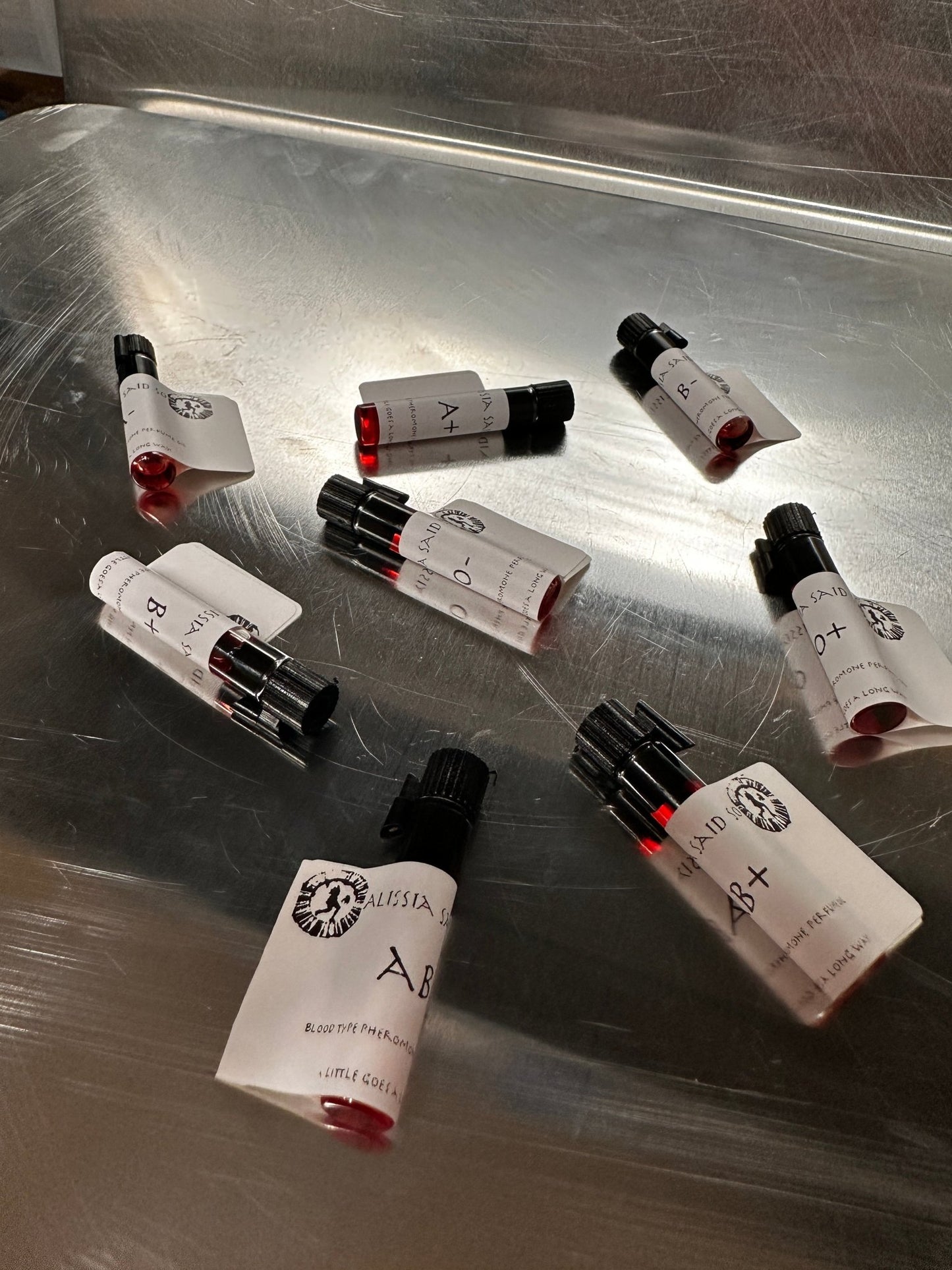 Blood spell oil Sample Pack - Bruja Perfume Lab